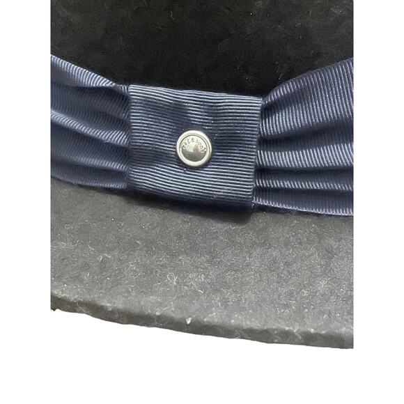 Rag and Bone Black Wool Fedora Hat New - Picture 6 of 8